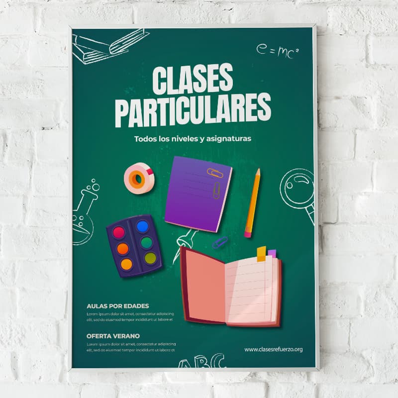 cartel A4 Gráficas Borame