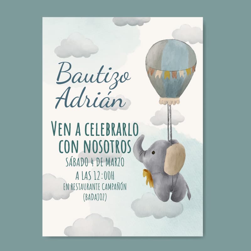 Invitaciones para bodas, bautizos, comuniones, boda